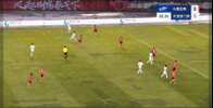 津门虎2-0领先亚泰！基莱斯破门边裁举旗越位，VAR确认后进球有效