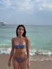 里奇眼光太顶了！女友海边唯美戏水，这绝美身材谁能顶得住？